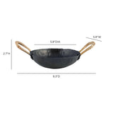 TOV Verma Black Hammered Iron Catchall