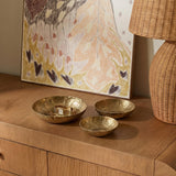TOV Shah Hammered Iron Catchall Round Bowls - Set of 3