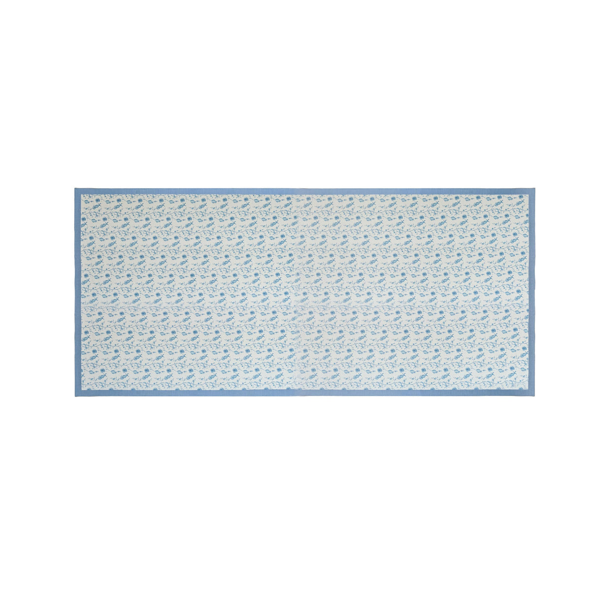 TOV Dolce Baby Blue Natural Cotton Table Cloth 70x160"