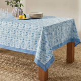 TOV Dolce Baby Blue Natural Cotton Table Cloth 70x160"