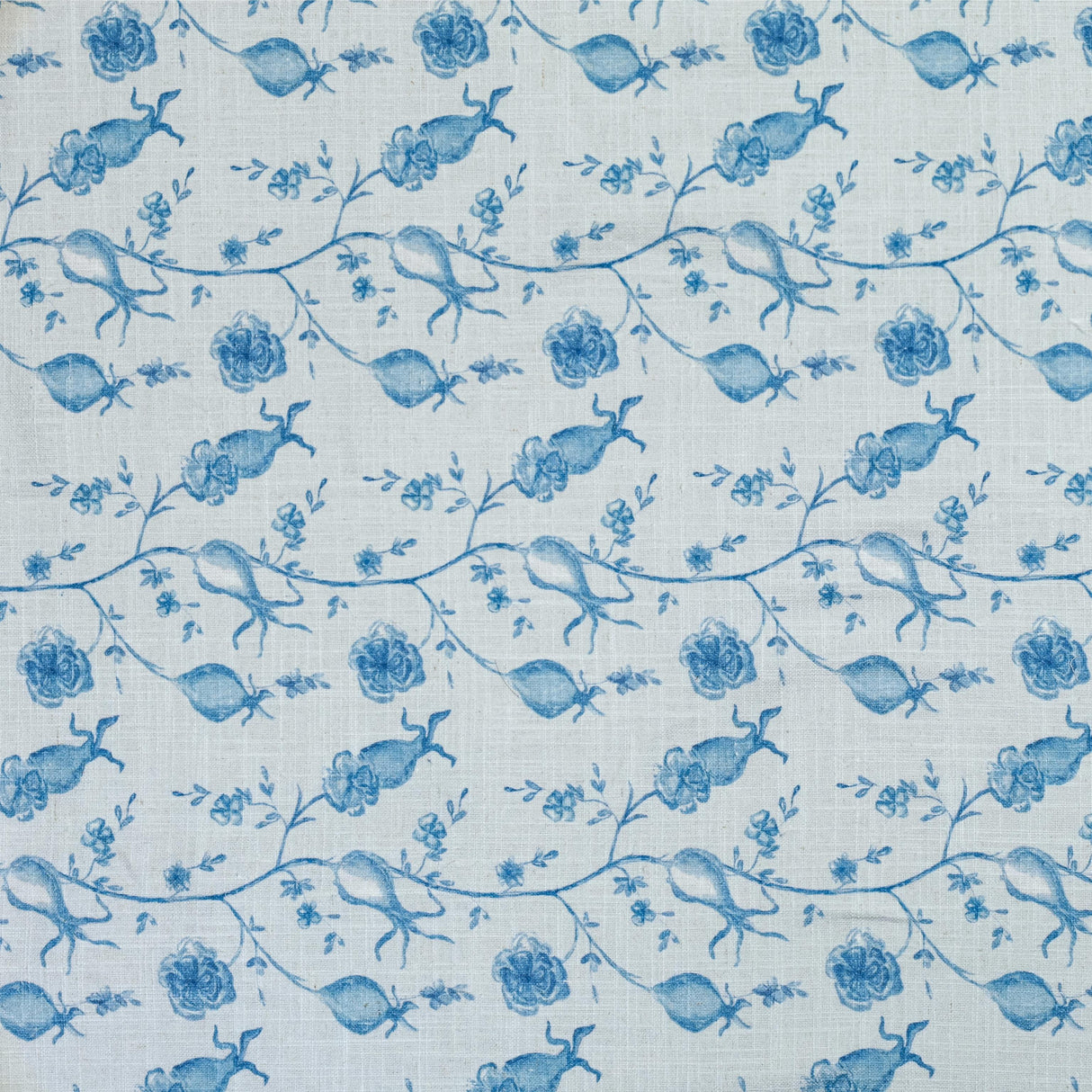 TOV Dolce Baby Blue Natural Cotton Table Cloth 70x160"
