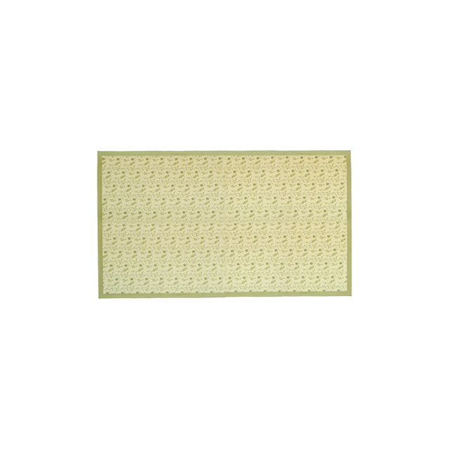 TOV Dolce Olive Green Natural Cotton Table Cloth 70x120"