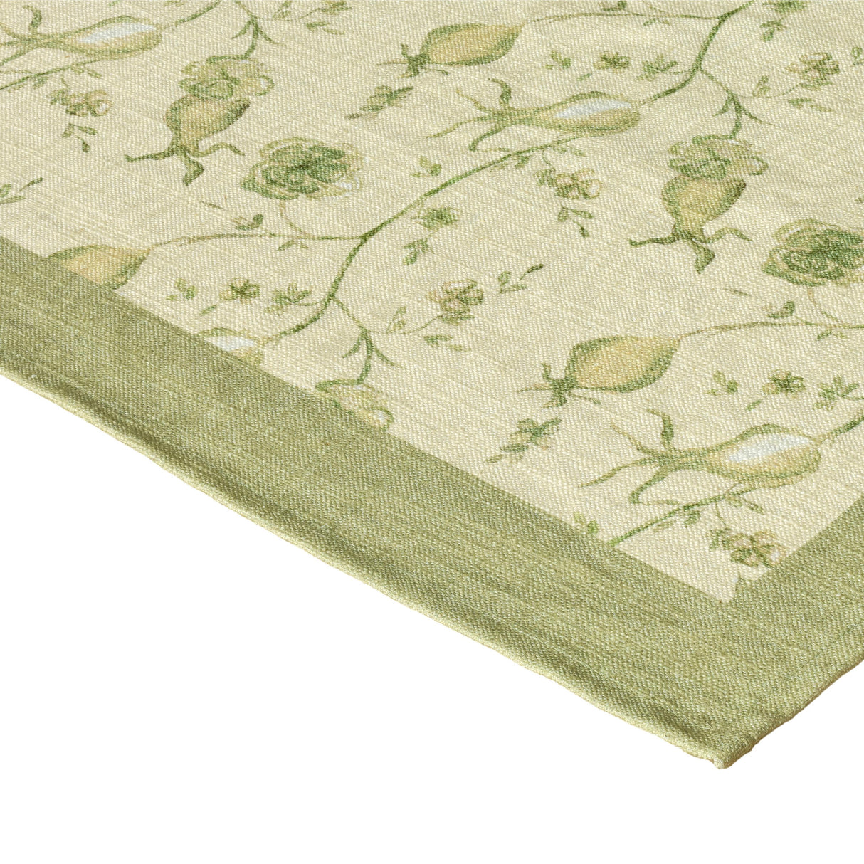 TOV Dolce Olive Green Natural Cotton Table Cloth 70x140"