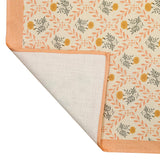 TOV Dolce Blush Pink Natural Cotton Table Cloth 70x120"