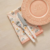 TOV Dolce Blush Pink Natural Cotton Napkin (Set of 4)
