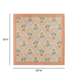 TOV Dolce Blush Pink Natural Cotton Napkin (Set of 4)