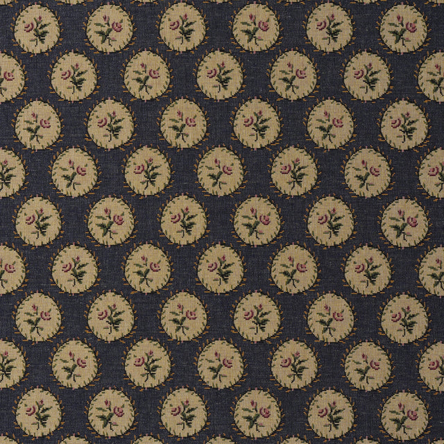 Andrew Martin BOBBIN INDIGO Upholstery Fabric