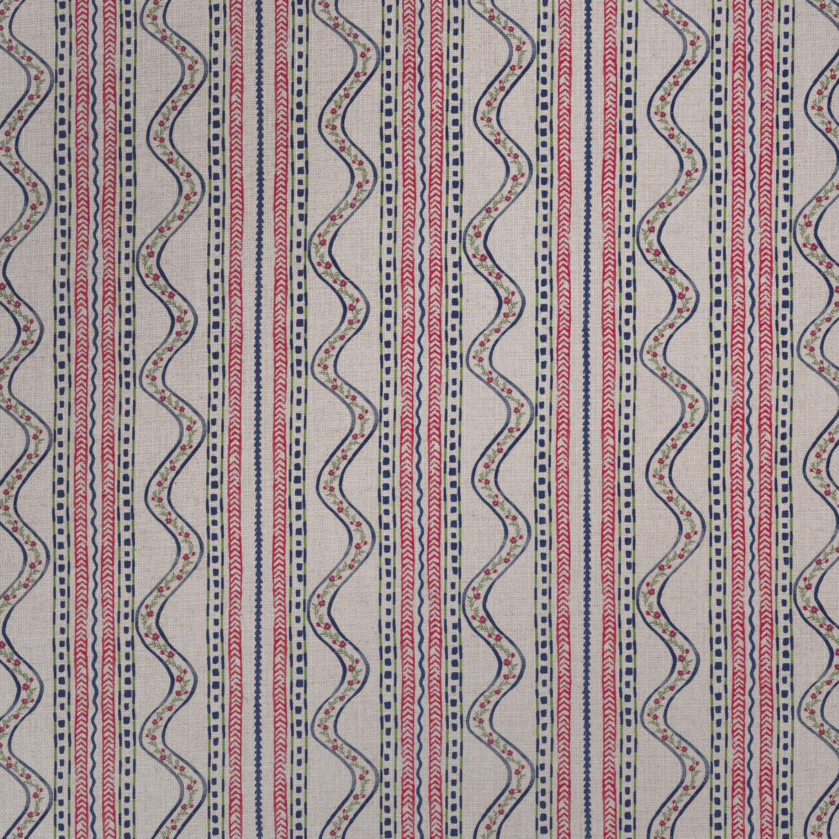 Andrew Martin FLOW PINK Fabric