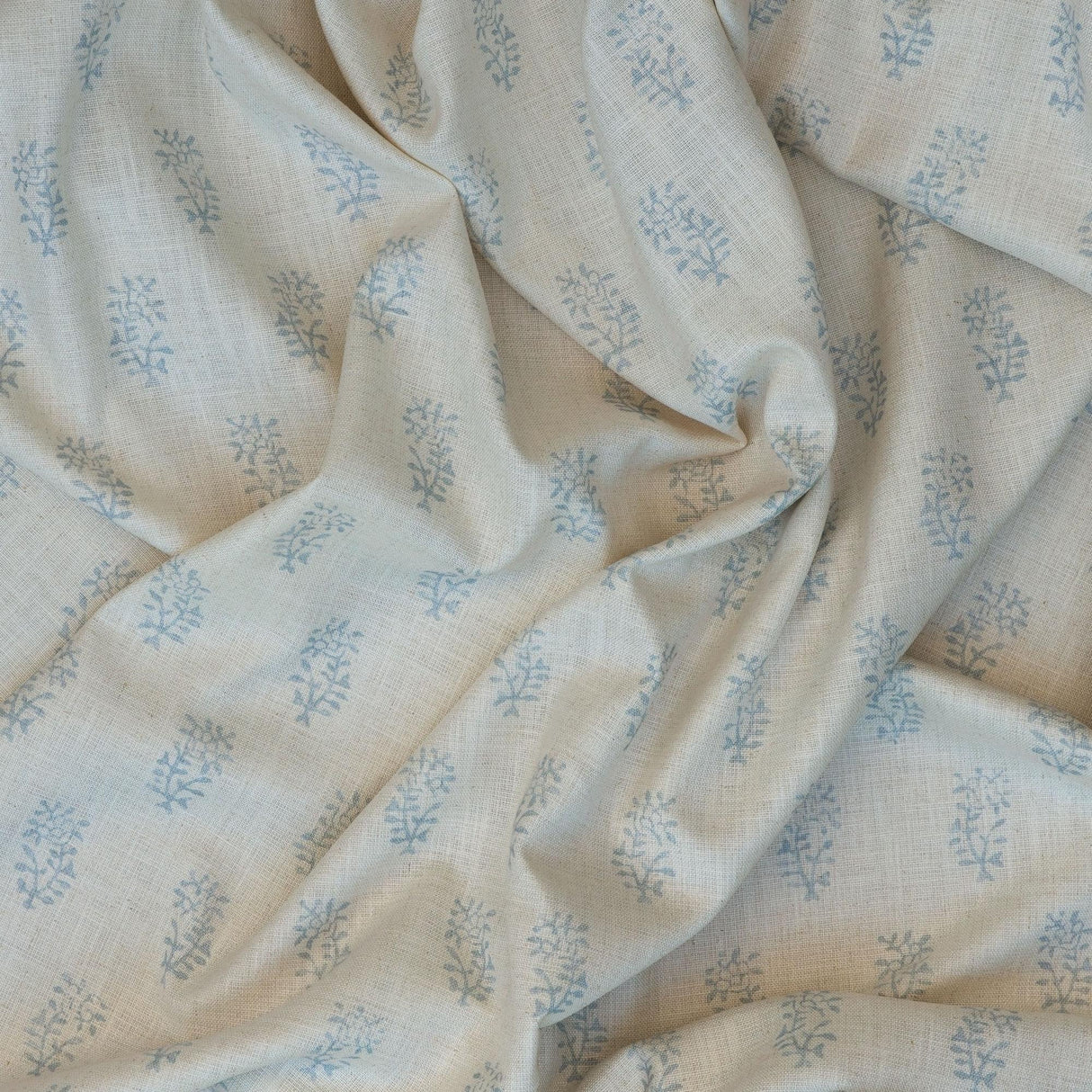 Andrew Martin THYME SKY ON LINEN Fabric