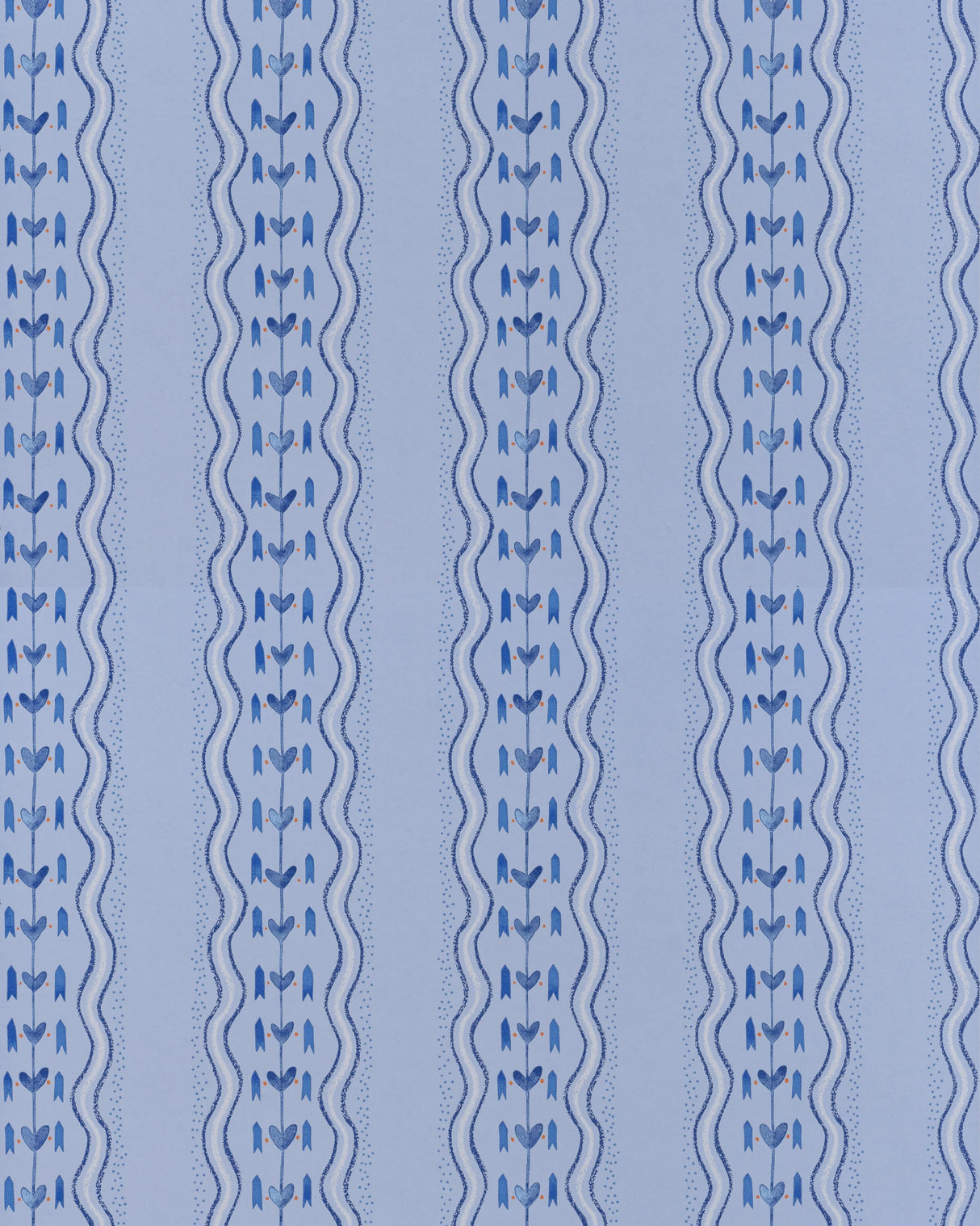 Andrew Martin HEARTY WP SKY BLUE Wallpaper