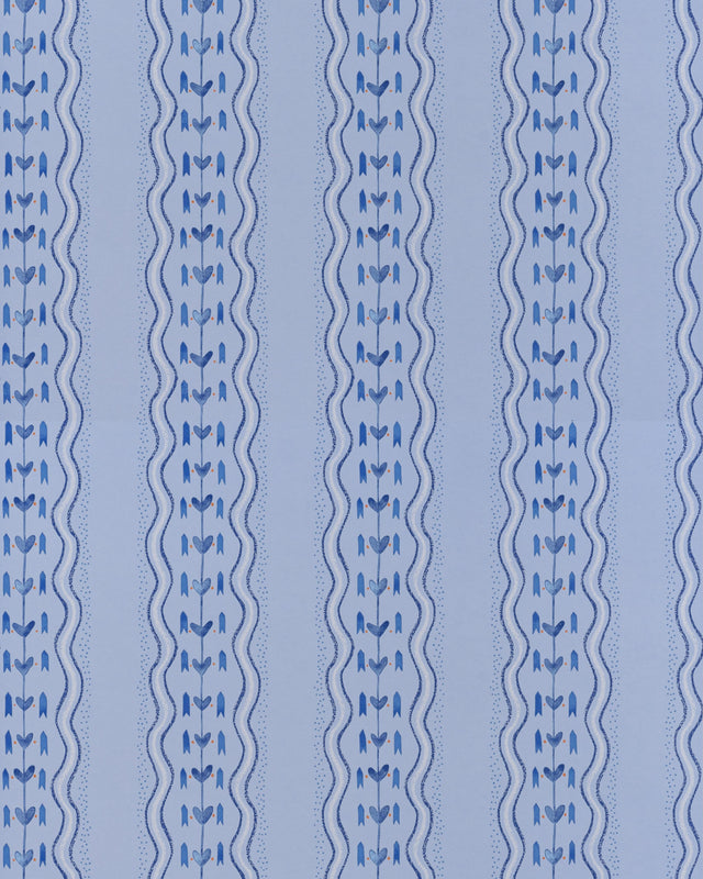 Andrew Martin HEARTY WP SKY BLUE Wallpaper