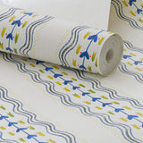 Andrew Martin HEARTY WP PERIWINKLE Wallpaper