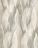 Candice Olson Shimmering Canopy Neutral Botanical Wallpaper