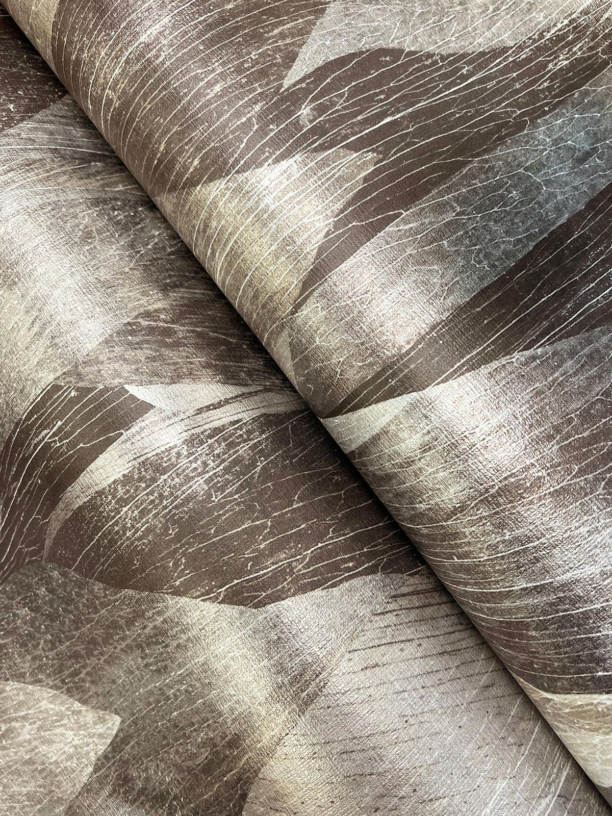 Candice Olson Shimmering Canopy Charcoal Botanical Wallpaper
