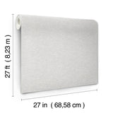 Candice Olson Tide Water Light Grey Textured Wallpaper