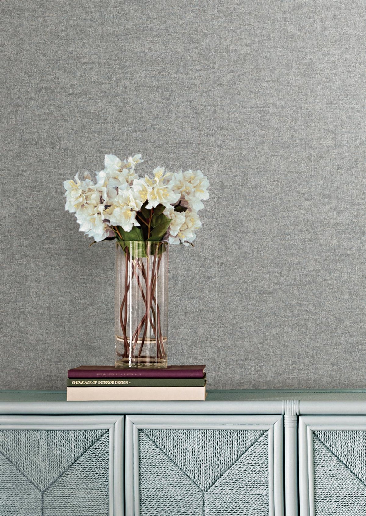 Candice Olson Tide Water Aqua Textured Wallpaper