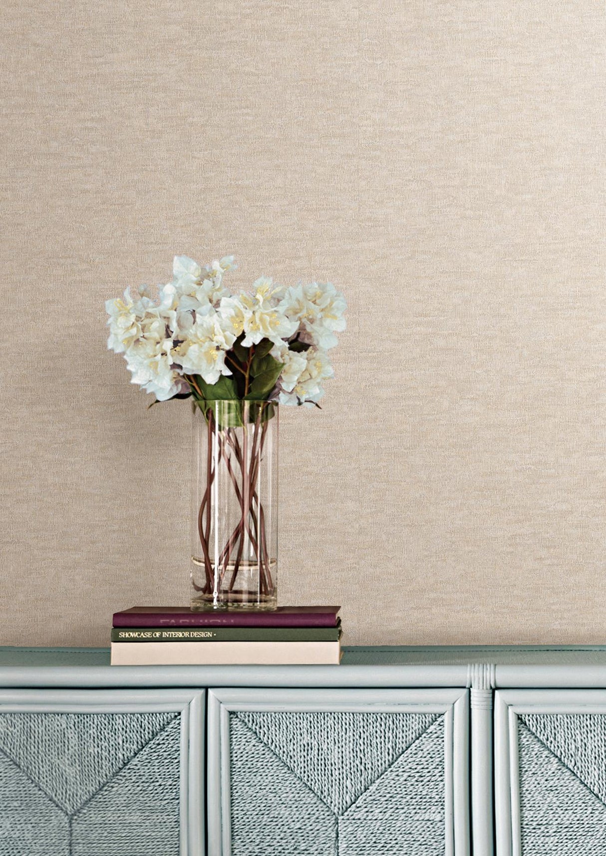Candice Olson Tide Water Khaki Textured Wallpaper