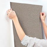 Candice Olson Tide Water Brown Textured Wallpaper