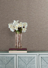 Candice Olson Tide Water Brown Textured Wallpaper
