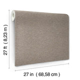 Candice Olson Tide Water Brown Textured Wallpaper