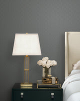Candice Olson Ripple Effect Slate Petite Ogee Wallpaper