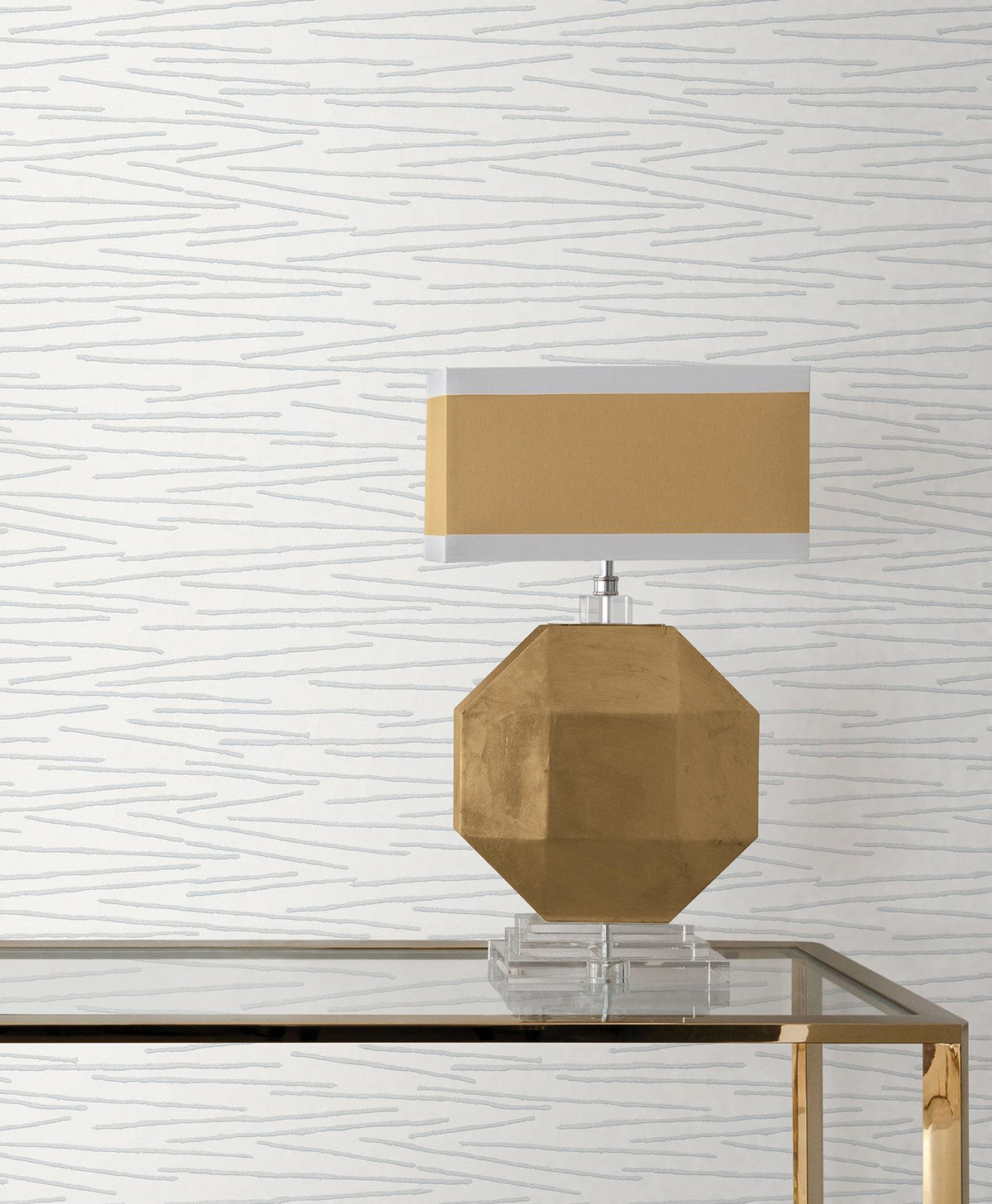 Candice Olson Foundations Dove Striated Wallpaper