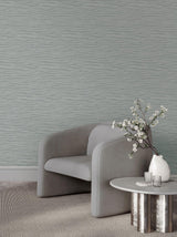 Candice Olson Foundations Light Blue Striated Wallpaper
