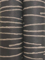 Candice Olson Foundations Charcoal Striated Wallpaper