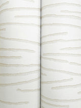 Candice Olson Foundations White Striated Wallpaper