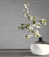 Candice Olson Drift Weave Grey Textured Wallpaper