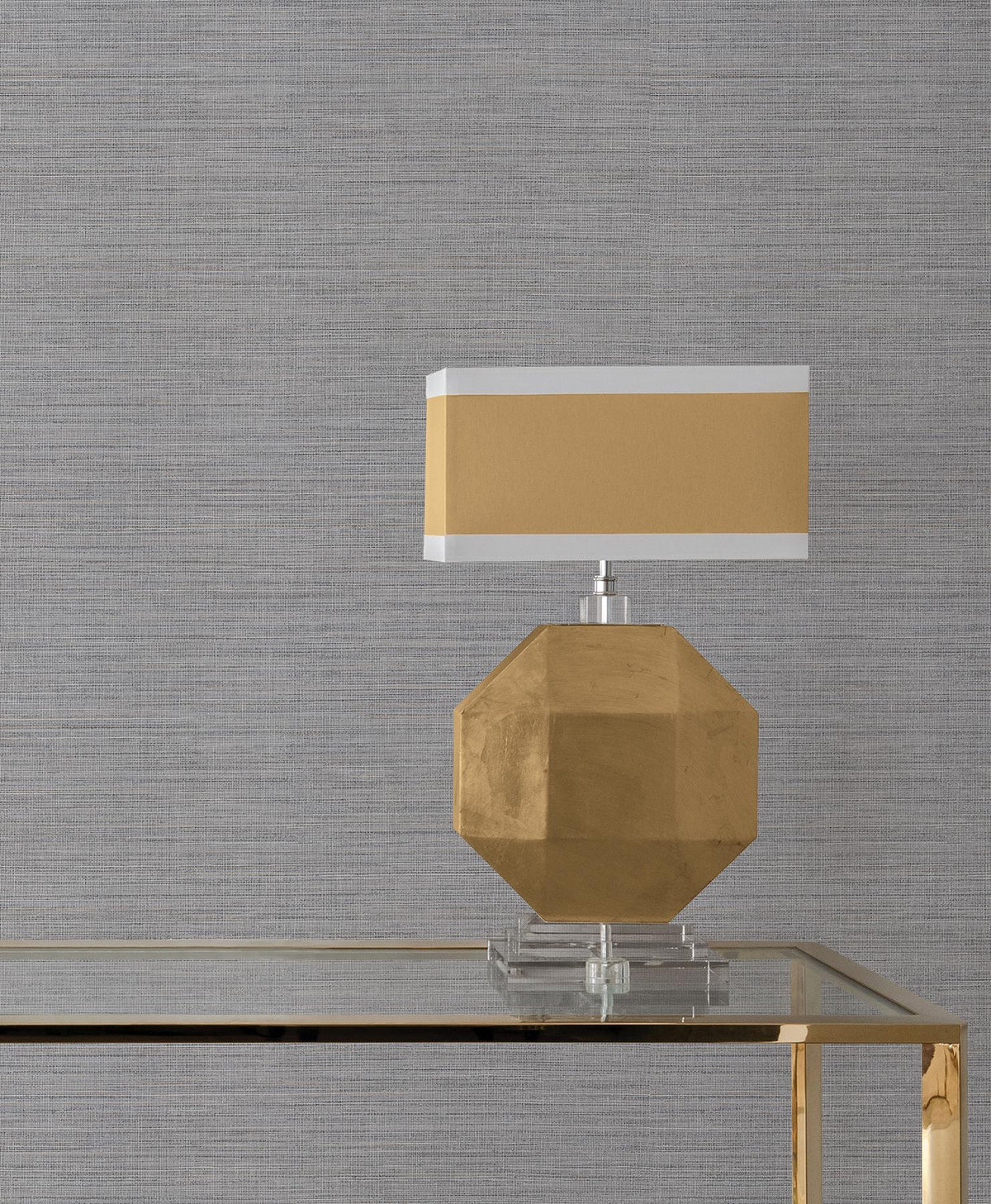 Candice Olson Drift Weave Grey Textured Wallpaper