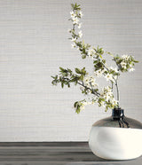 Candice Olson Drift Weave Light Grey Textured Wallpaper