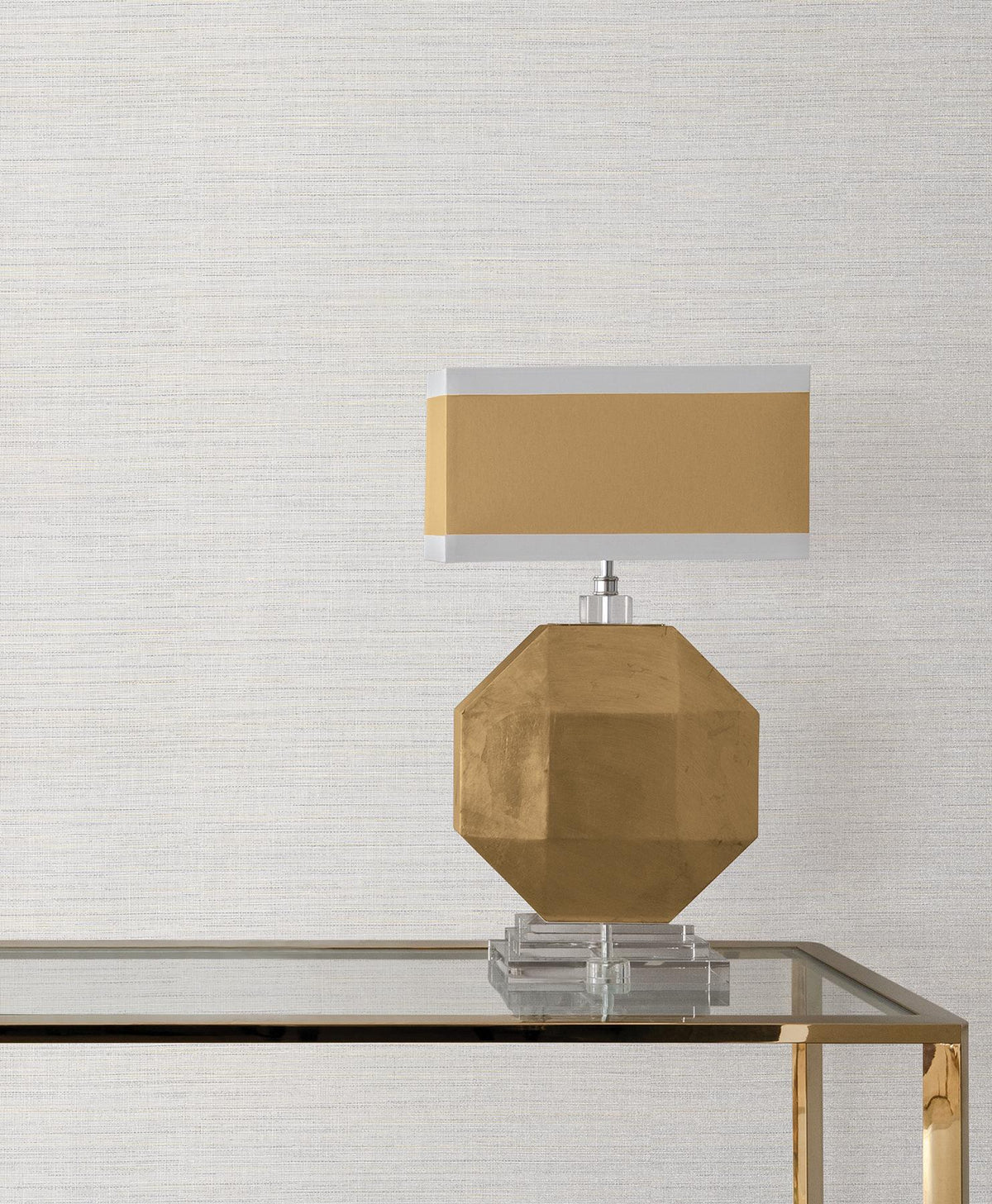 Candice Olson Drift Weave Light Grey Textured Wallpaper