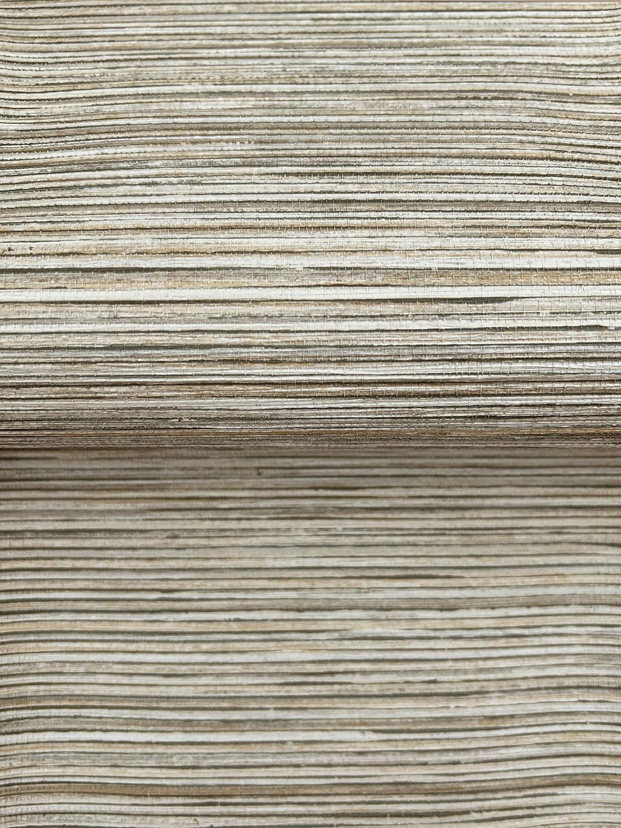 Candice Olson Stacked Bamboo Moss Stripe Wallpaper