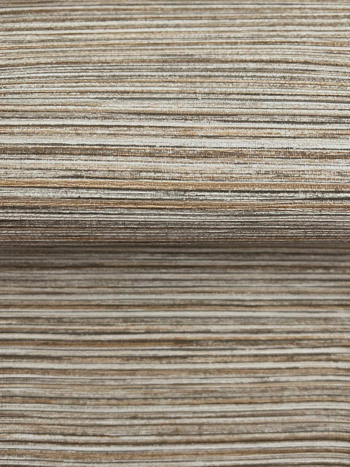 Candice Olson Stacked Bamboo Light Brown Stripe Wallpaper