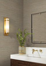 Candice Olson Stacked Bamboo Light Brown Stripe Wallpaper