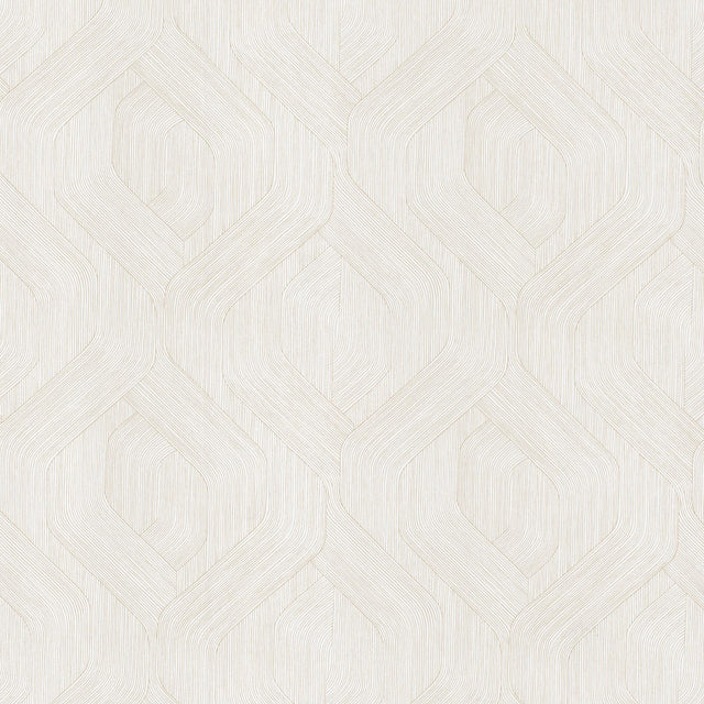 Candice Olson Infinity Cream Ogee Wallpaper