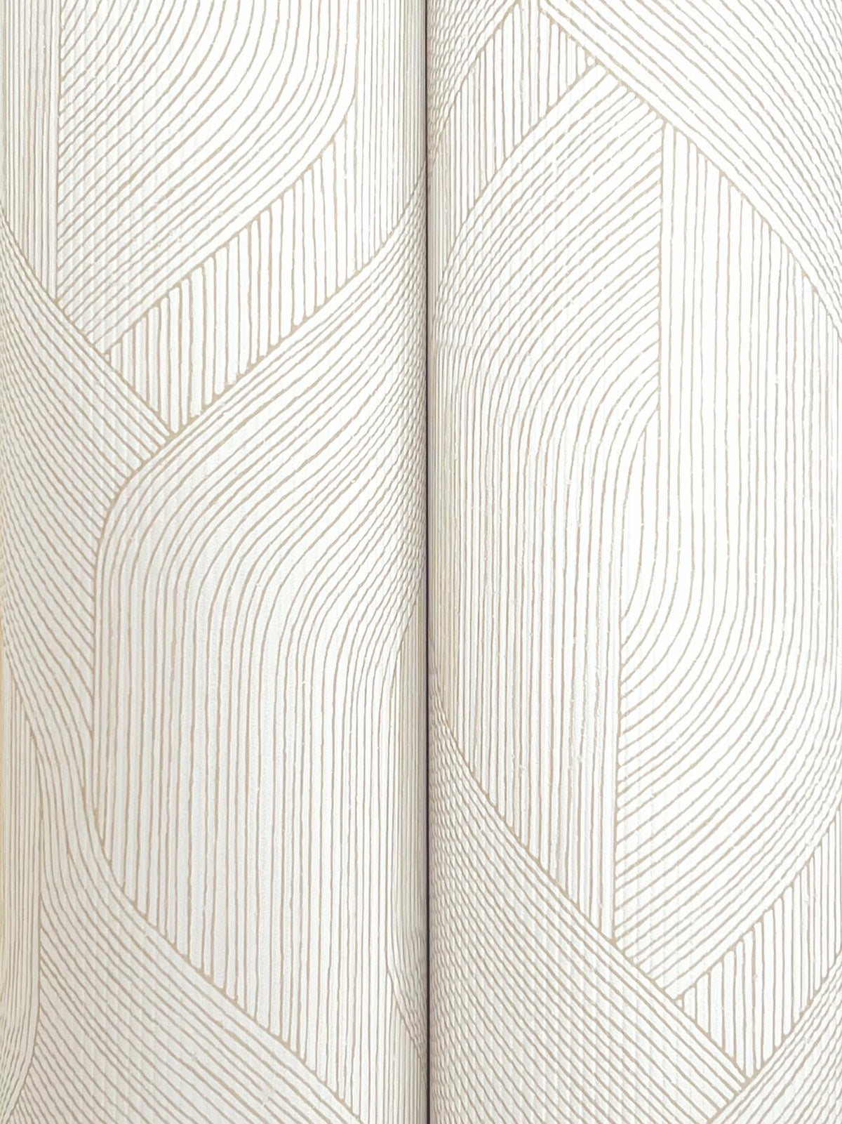 Candice Olson Infinity Cream Ogee Wallpaper