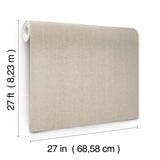 Candice Olson Loominosity Taupe Faux Linen Wallpaper