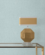 Candice Olson Loominosity Light Blue Faux Linen Wallpaper