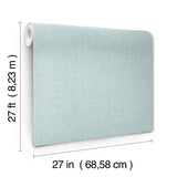 Candice Olson Loominosity Light Blue Faux Linen Wallpaper