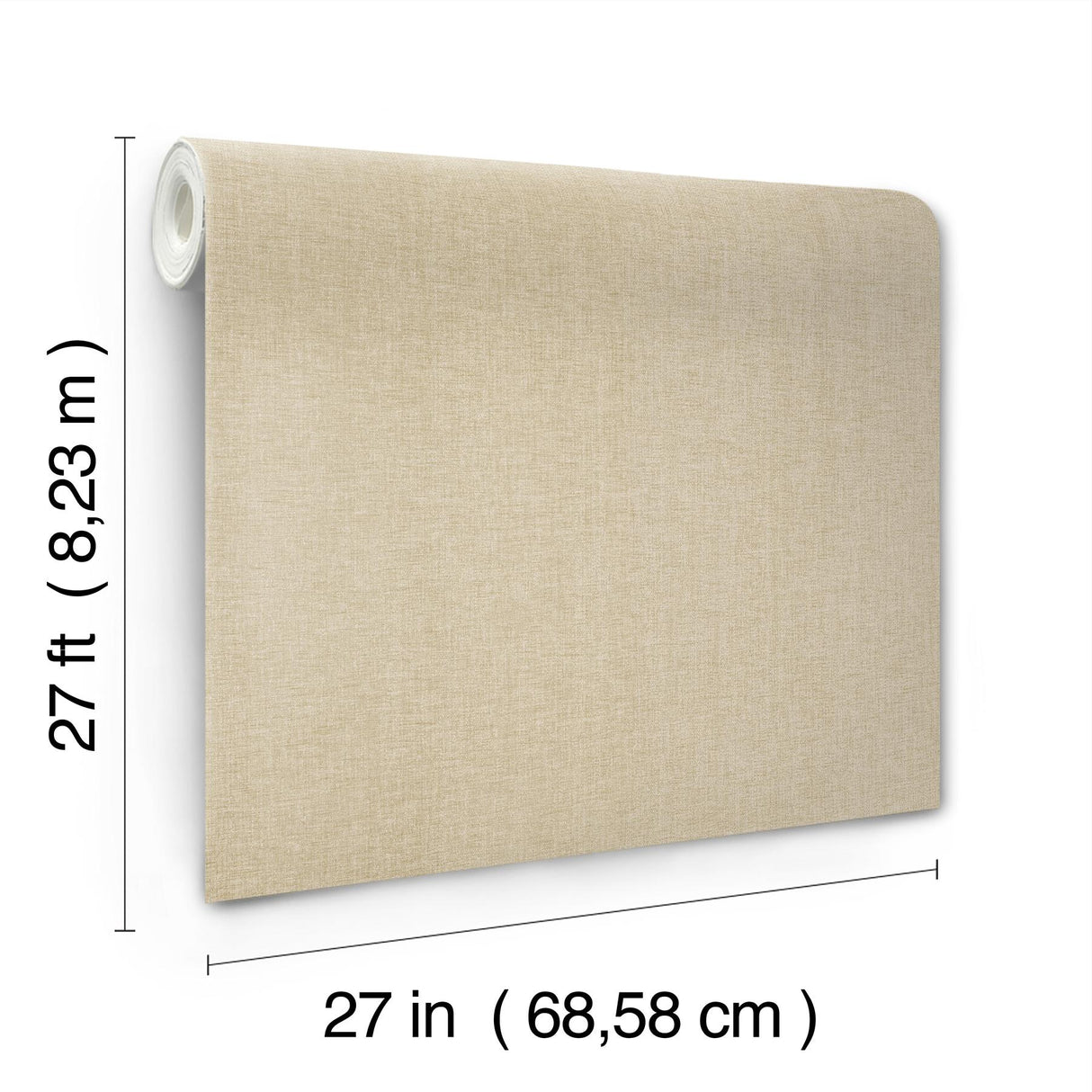 Candice Olson Loominosity Khaki Faux Linen Wallpaper