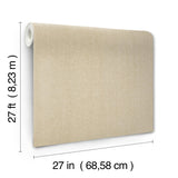 Candice Olson Loominosity Khaki Faux Linen Wallpaper