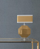 Candice Olson Loominosity Slate Faux Linen Wallpaper