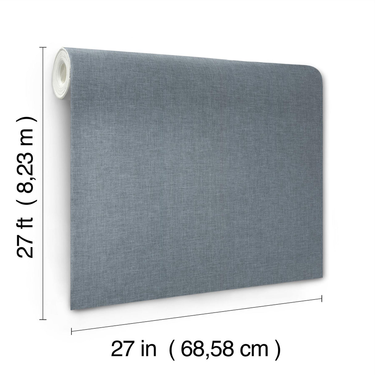 Candice Olson Loominosity Slate Faux Linen Wallpaper