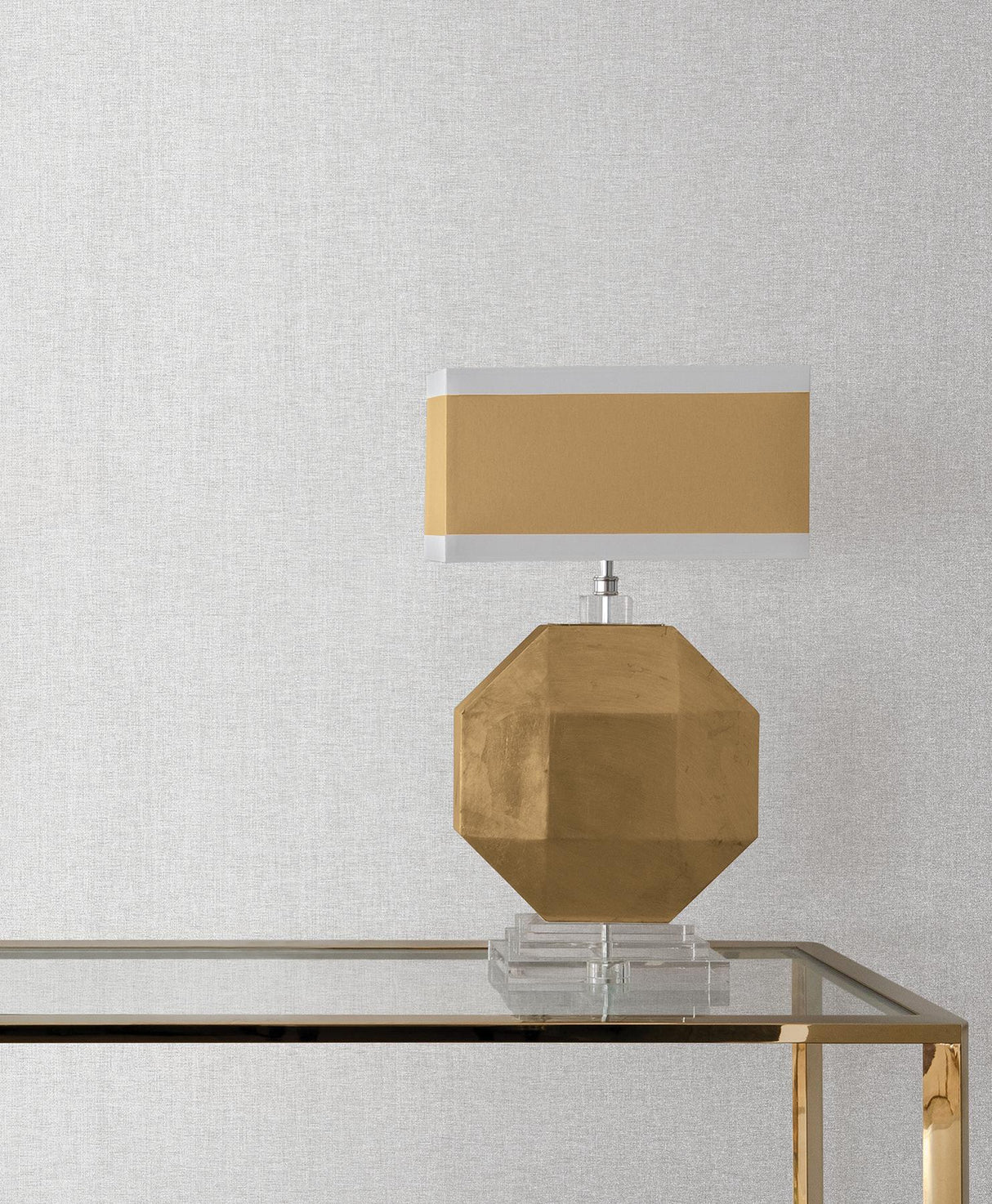 Candice Olson Loominosity Sterling Faux Linen Wallpaper