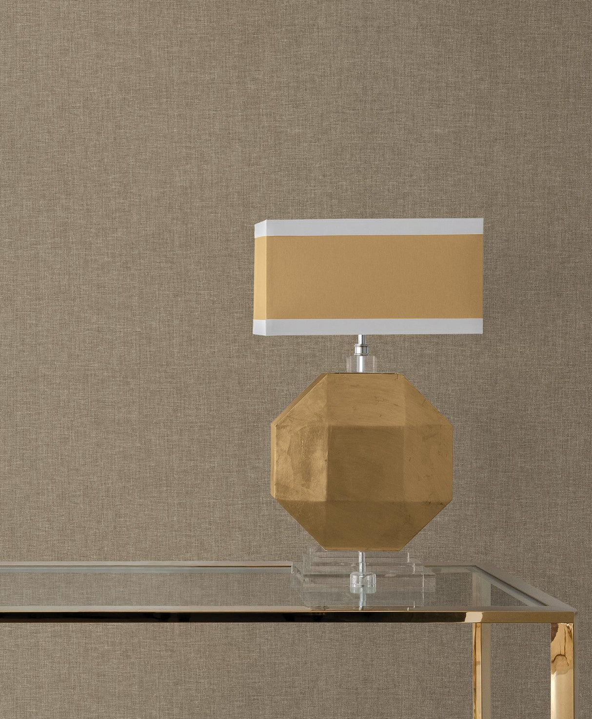 Candice Olson Loominosity Neutral Faux Linen Wallpaper