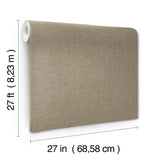 Candice Olson Loominosity Neutral Faux Linen Wallpaper