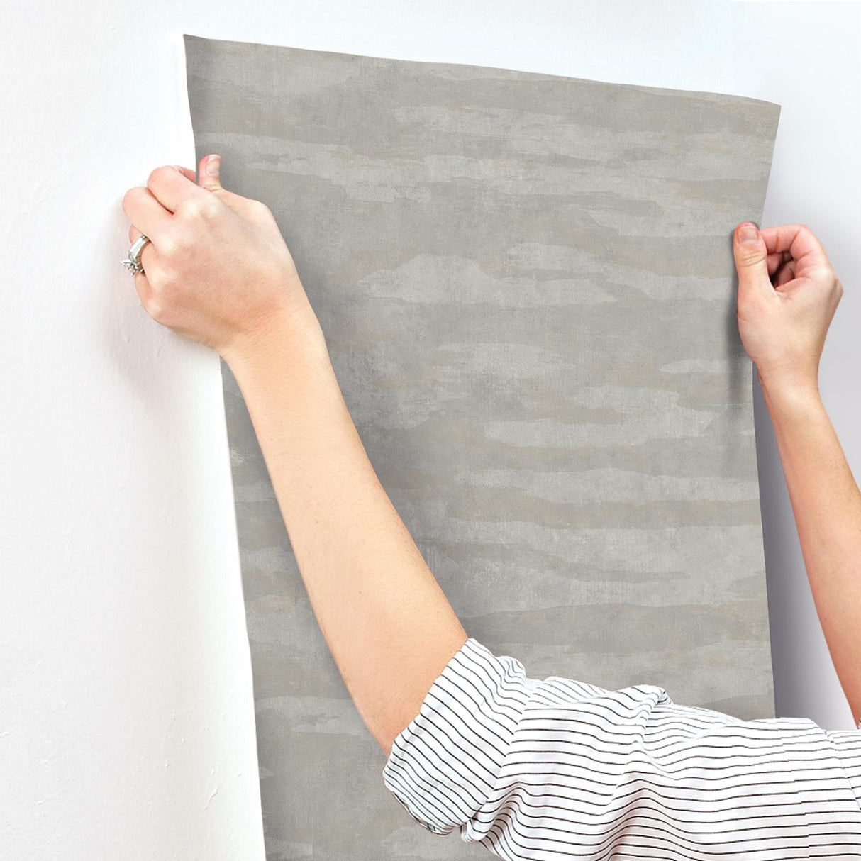 Candice Olson Misty Dreams Grey Abstract Wallpaper