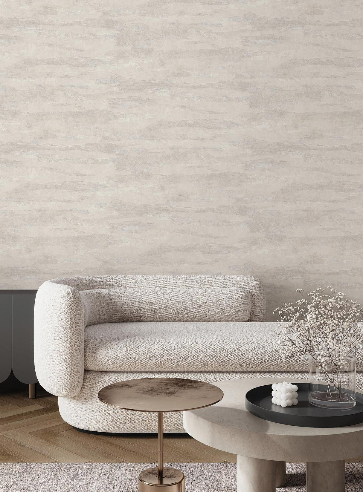 Candice Olson Misty Dreams Pearl Abstract Wallpaper